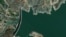 Снимок Кемпирабадского водохранилища со спутника. 