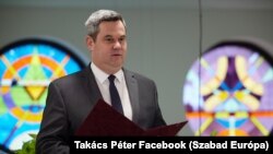 Takács Péter egészségügyért felelős államtitkár 2022. november 11-én.