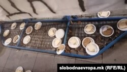 Оброците кои студентите им ги „сервираа“ на пратениците пред Собранието, за време на протестот на 14.11