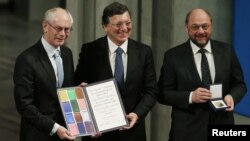 Ромпуј, Баросо, Шулц, - Осло, 10.12.2012