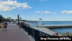 Феодосийская набережная, лето 2025 года