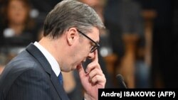 Presidenti serb, Aleksandar Vuçiq. 