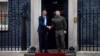 Președintele Ucrainei, Volodimir Zelenski (dreapta) și prim-ministrul Marii Britanii, Rishi Sunak, Londra, 8 februarie 2023