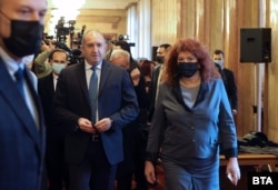 Румен Радев и Илияна Йотова