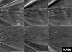 Imaigne surprinsă de observatorul solar: în mod normal, aceste secvențe putea fi văzute numai de pe Pământ, în timpul eclipselor totale.