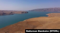 Кемпирабадское водохранилище. Октябрь 2022 года