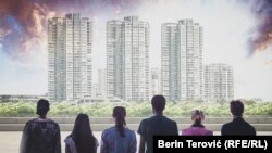 Najskuplji stanovi su u Banjaluci i Sarajevu, gdje cijene premašuju 3.000 maraka (oko 1.500 eura) po kvadratnom metru, Ilustracija: Berin Terović RFE / RL