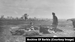 Османски турски пленници край Свиленград, в днешна България.