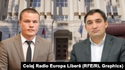 Colaj. Procurorului general interimar, Dumitru Robu (Stânga) și Alexandr Stoianoglo, procurorul general suspendat.