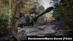 Panzerhaubitze 2000 tokom vojnih vježbi, 5. maja 2021.