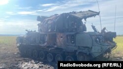 Пошкоджений «Бук-М2» 297 зенітної ракетної бригади збройних сил РФ