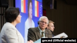 Natalia Gavrilița și Josep Borrell, Bruxelles, 28 octombrie 2021