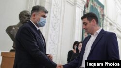 Premierul Marcel Ciolacu și liderul PSD George Simion, posibili contracandidați în turul al doilea al alegerilor prezidențiale de anul viitor.