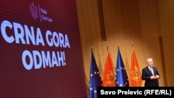 Predsjednik Vlade Crne Gore Zdravko Krivokapić u Podgorici, 22. novembra 2021.