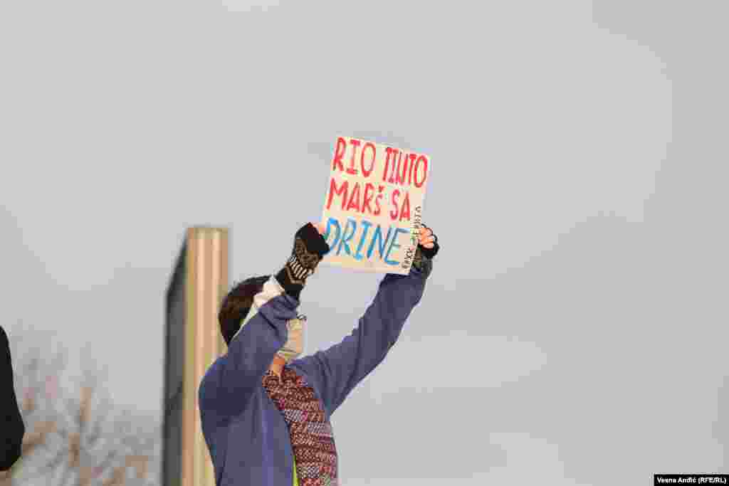 Blokada puta kod Sava Centra u Beogradu