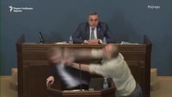 Тепачка во парламентот на Грузија и масовни демонстрации против Законот за „странски агенти“
