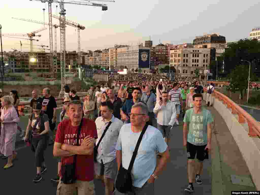 Fokus jedanaestog protesta bio je na pravosuđu.