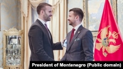 Predsjednici Vlade i države Milojko Spajić i Jakov Miltović na Cetinju