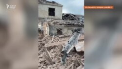 Hatalmas pusztítást hagyott maga után a hétvégi rakétacsapás egy ukrán városban