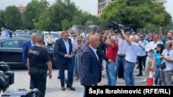 Milorad Dodik dolazi na suđenje u Sud BiH, Sarajevo, 17.juli 2024. 