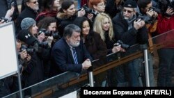 Тържественото откриване на Ларгото на 20 април 2016 г. в присъствието на целия кабинет "Борисов". На снимката: министрите на културата Вежди Рашидов и на регионалното развитие Лиляна Павлова.