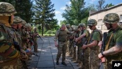 Elítéltek kiképzése Dnyipropetrovszkban