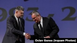 Premierul Marcel Ciolacu (s) și liderul PNL Nicolae Ciucă (d) și-au dat mâna pentru „stabilitate” și o guvernare comună. Însă, competiția pentru prezidențiale ar putea schimba paradigma.