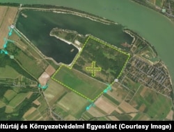 A tervezett bánya helyszíne