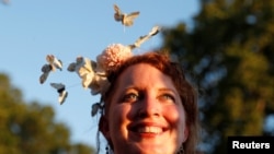 Fakivágás elleni tüntetésen Budapesten 2022. augusztus 17-én