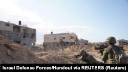 Izraelski vojnici djeluju u Pojasu Gaze usred tekućeg sukoba između Izraela i palestinske islamističke grupe Hamas, na ovoj slici objavljenoj 17. februara 2024.