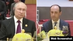 ორი ფოტო ერთი ვიდეოდან, ერთი ბანკეტიდან: ვლადიმირ პუტინი და ლევან დავითაშვილი