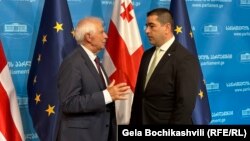 Жозеп Боррель и Шалва Папуашвили