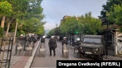 Pjesëtarë të KFOR-it në veri të Kosovës.