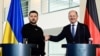 Presidenti ukrainas, Volodymyr Zelensky, dhe kancelari gjerman, Olaf Scholz. Berlin, 14 maj 2023.