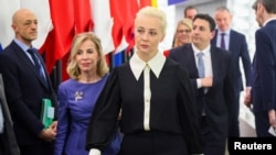 Julija Navaljnaja u Strazburu, 28. februara 2024.