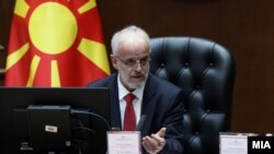 Талат Џафери, премиер на техничката влада на Северна Македонија