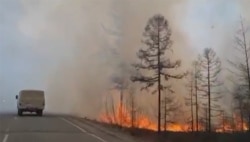Пожары в Забайкалье