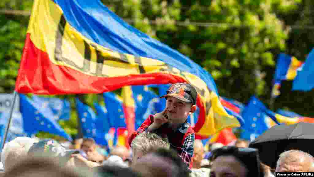 Към демонстрацията се присъединиха няколко неправителствени организации и политически формации с проевропейски визии.