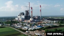 Pogled iz vazduha na termoelektranu Kostolac u Srbiji, mart 2024. 