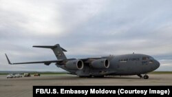 Самолет C-17 из Национальной гвардии Северной Каролины прибыл в Кишинев для поддержки учений PEACE SHIELD, архивное фото 
