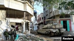 Izraeski vojnici unutar grada Gaze, 8. decembra 2023.