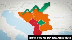 Svjetska banka Kosovu predviđa najveći rast, Crnoj Gori i Albaniji pad BDP-a