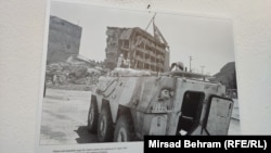 Transporter na liniji razdvajanja u Mostaru, 1993.