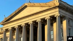 Ndërtesa e Departamentit amerikan të Thesarit. Uashington, 18 janar 2023. 