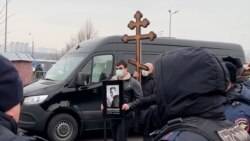 Navalny's Mother Bids Farewell To Her Son At Cemetery