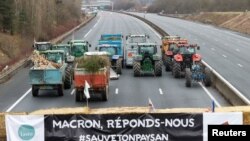 Франција, протести на фармери 