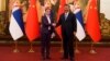 Premijerka Srbije Ana Brnabić i predsednik Kine Si Điping u Pekingu, 6. novembra 2023. 