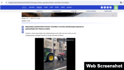 A közszolgálati hirado.hu oldal egyik, a Voice of Europe riportjára hivatkozva közölt anyaga