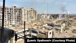 საილუსტრაციო ფოტო. ომით დანგრეული ბახმუტის ერთ-ერთი რაიონი