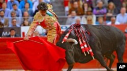 Nastup španskog matadora u Meksiko Cityju, Meksiko, 31. januara 2016.